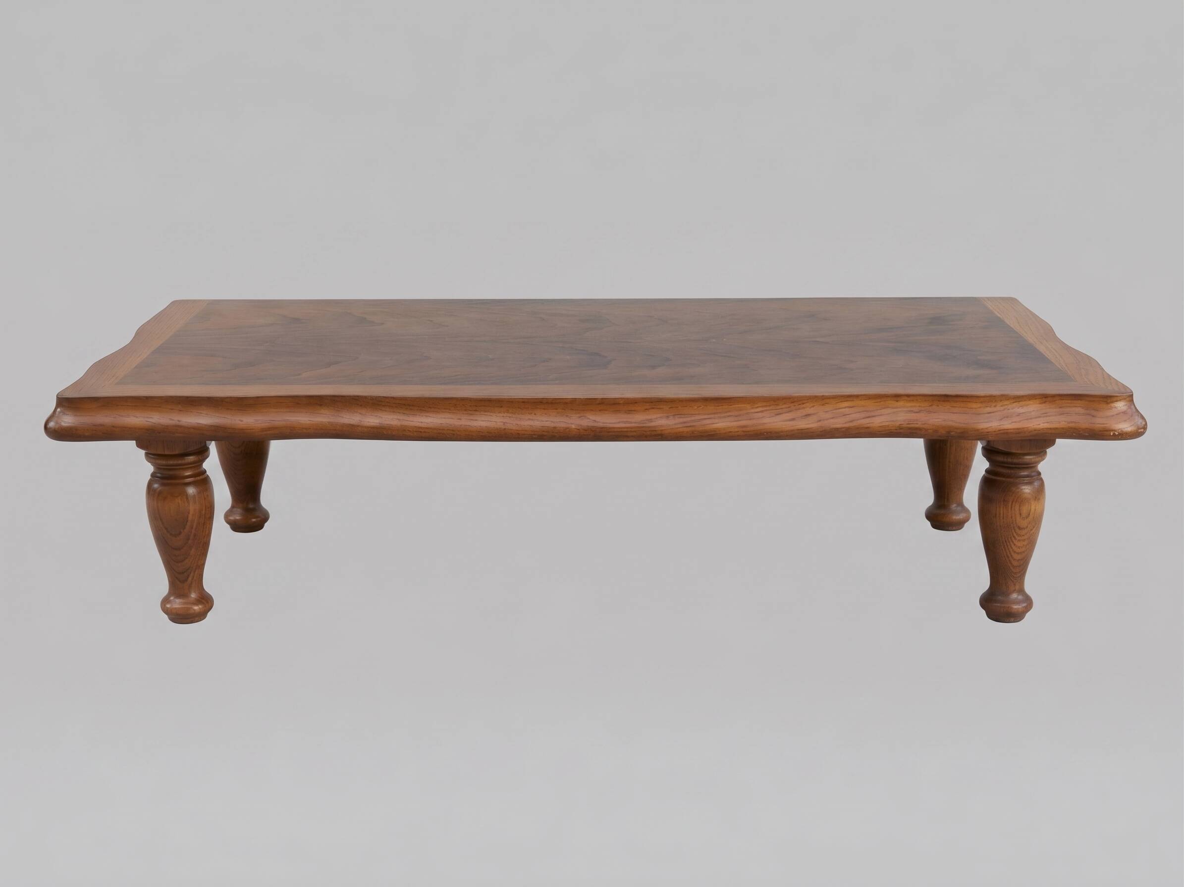 Table basse en bois massif 4 pieds