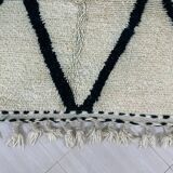 Handmade natural wool rug 250cm x 150cm