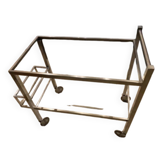Rolling table attributed to Jacques Adnet