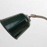 Lampe de bureau industrielle vintage en métal, France vers 1920