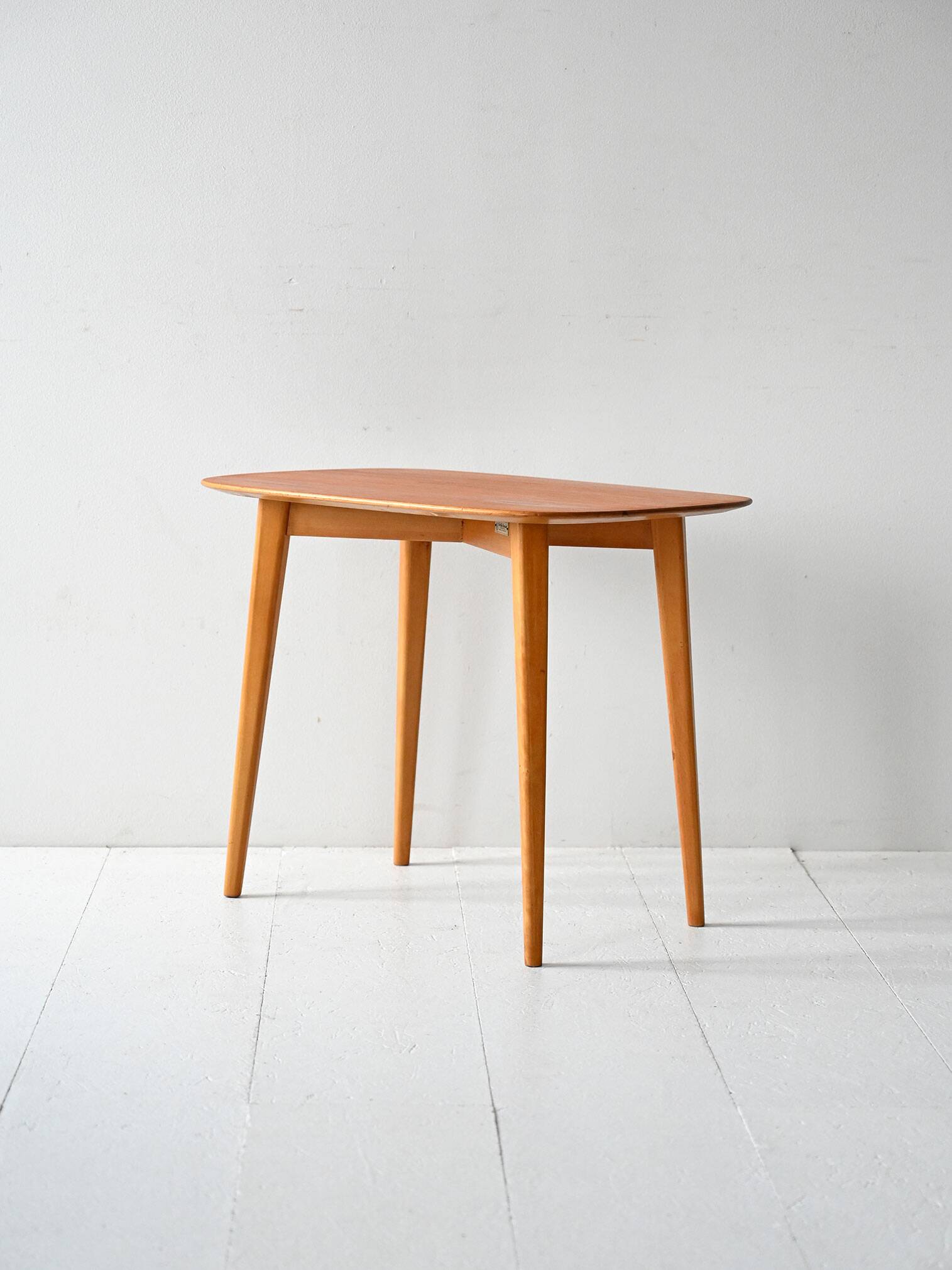 Vintage Swedish Coffee Table by Nordiska Kompaniet in Teak and Oak