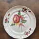 Set of 3 18th-century plates – Islettes earthenware – Hand-painted floral decoration