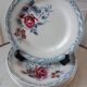 Lot de 6 assiettes plates Digoin Sarreguemines modèle Olga