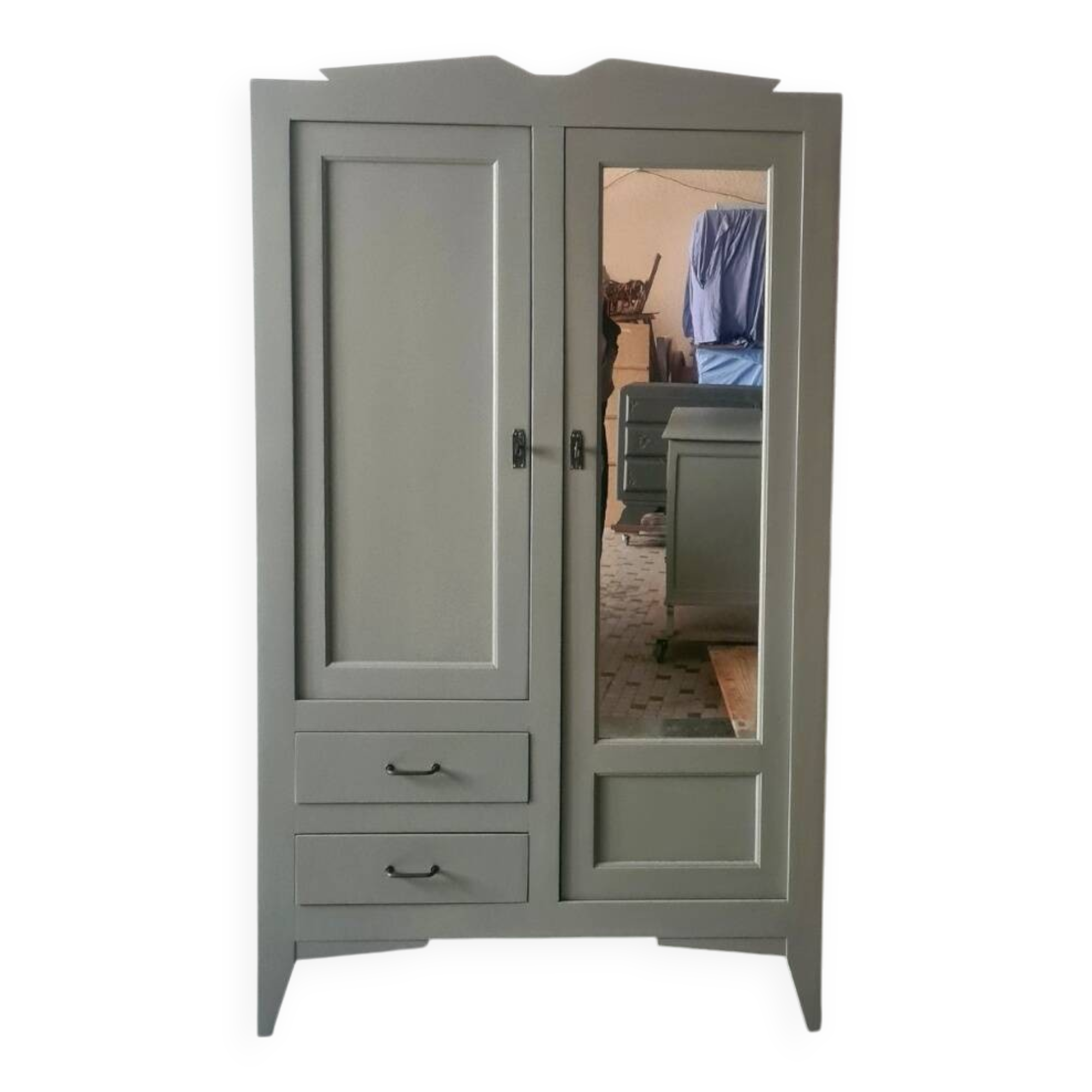 Vintage English wardrobe