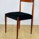German Lübke vintage black chairs - 4 pieces - great set