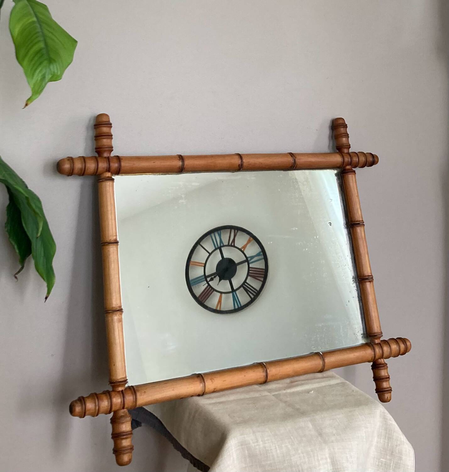 Bamboo Mirror 19th Century