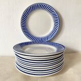 Assiettes à dessert Digoin "Jacquot"