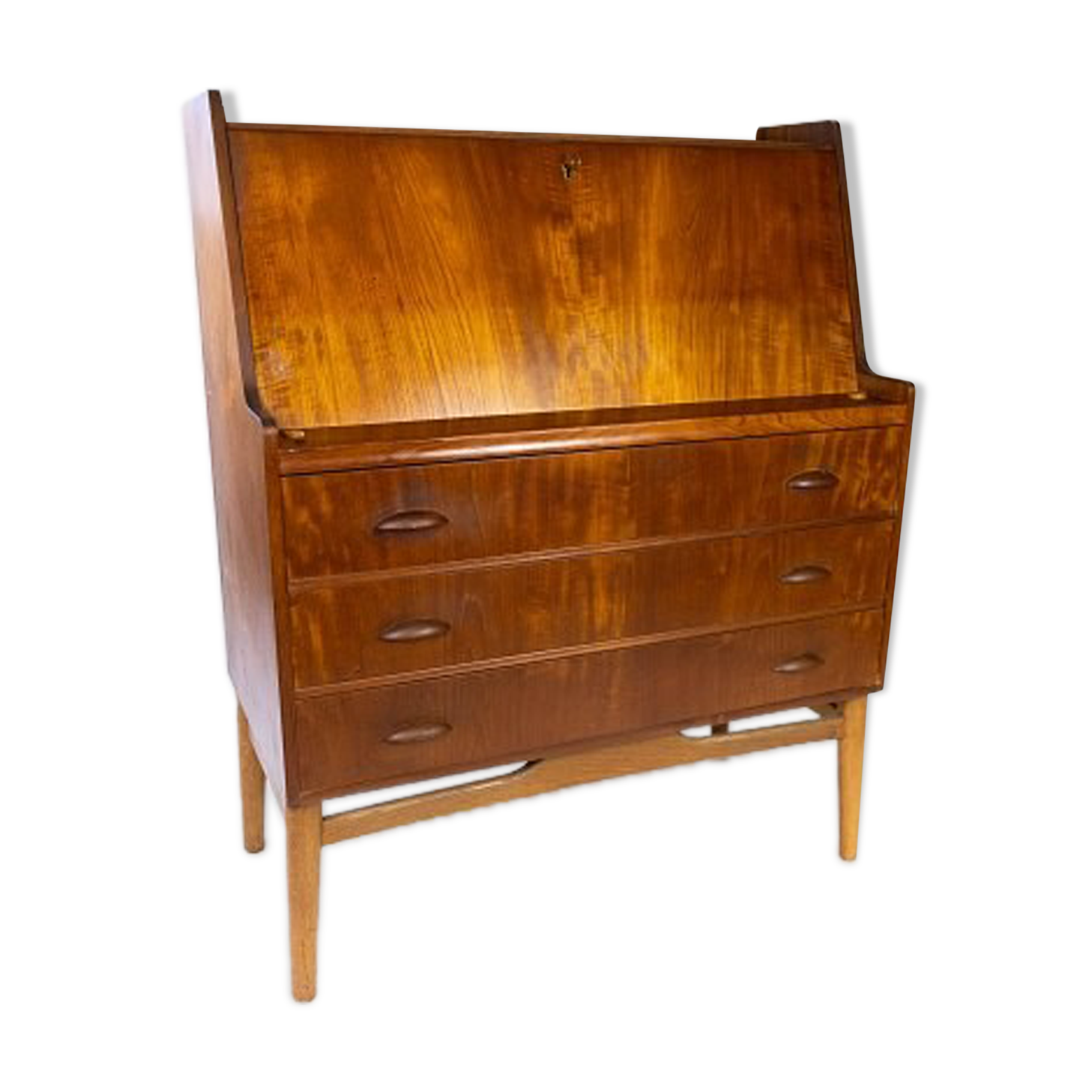Danish teak secretary 60s