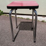 Red formica vintage stool
