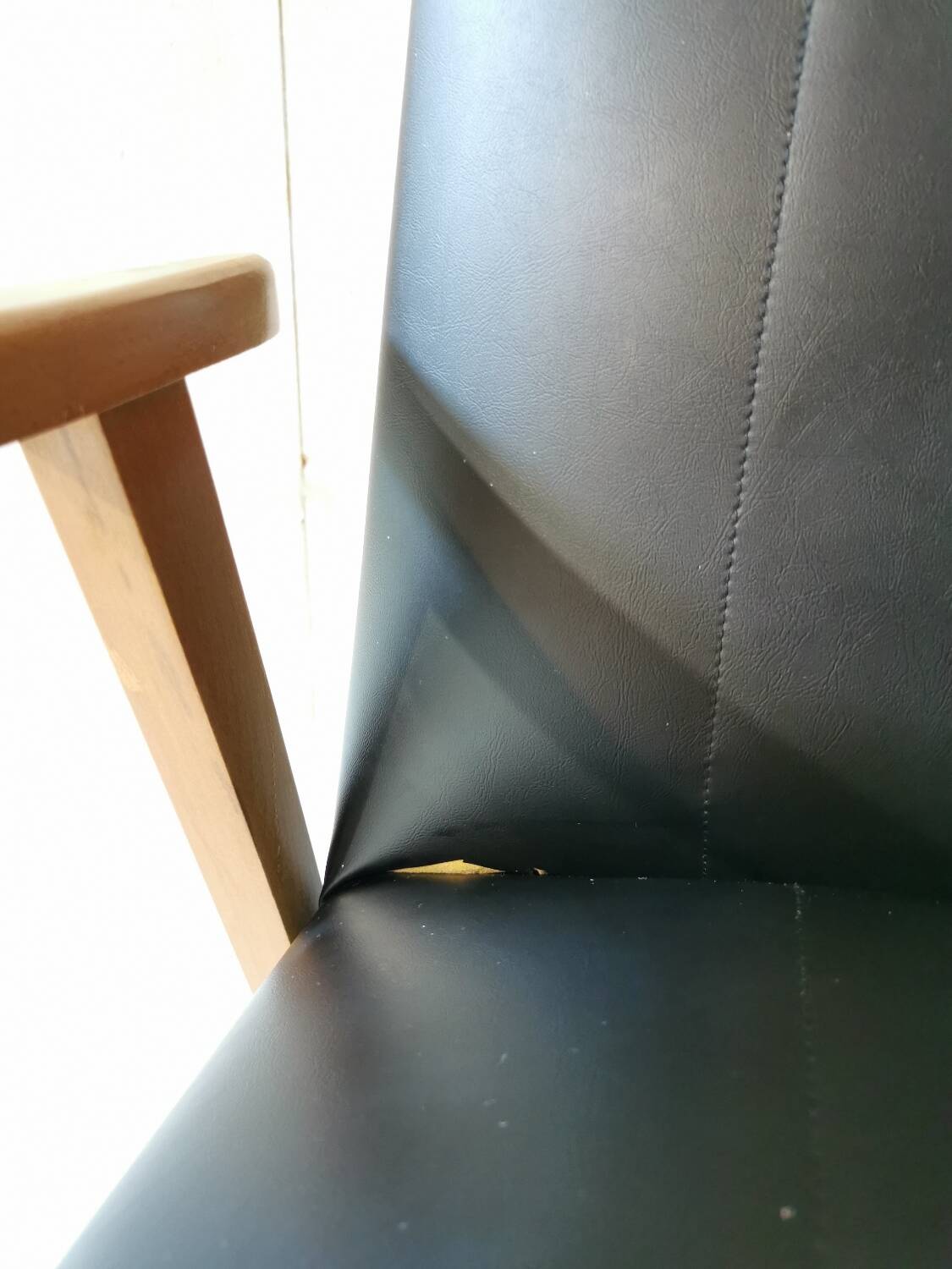Fauteuil en skaï