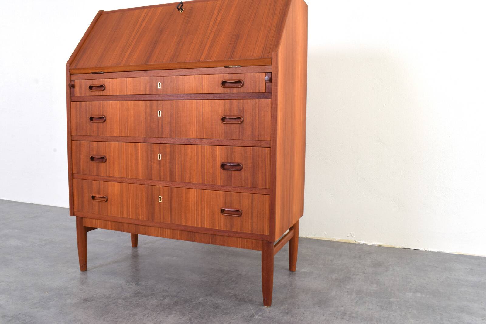 Mid-Century Danish Teak Secretary, 1960s.