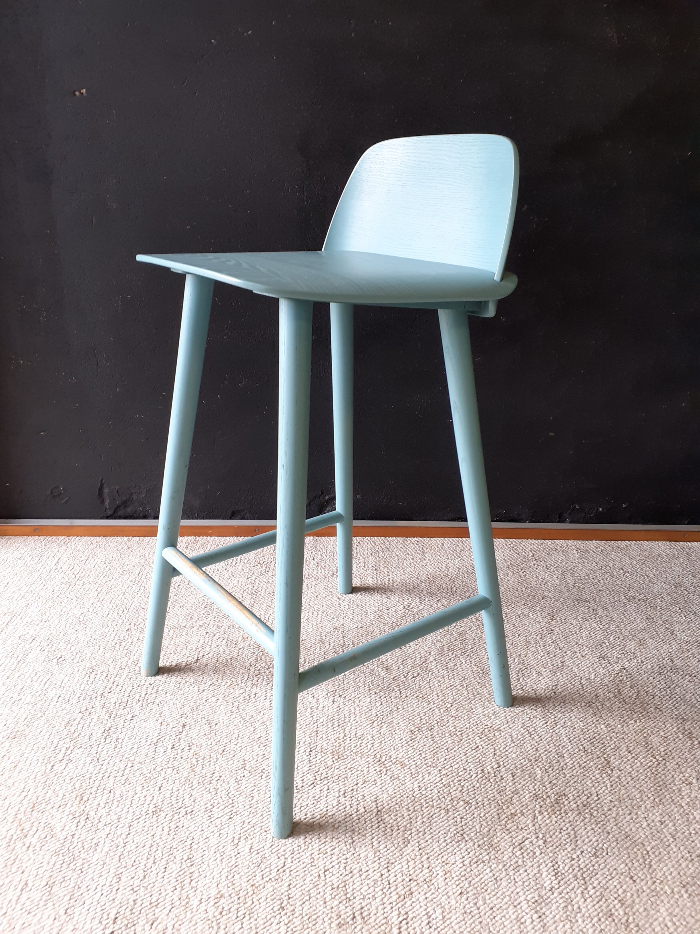 Set of 4 Danish bar stools design David Geckeler for MUUTO