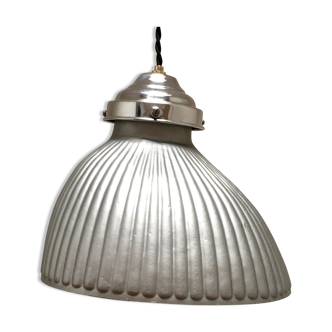 Frosted glass hanging lamp circa 1930