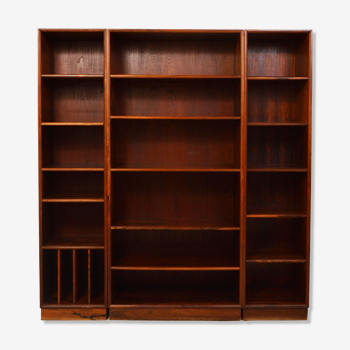 Scandinavian rosewood library 3 parts 1960