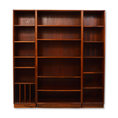 Scandinavian rosewood library 3 parts 1960
