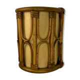 Mid-century rattan wall sconce, Italy, circa 1960s