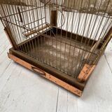 Vintage gold metal cage