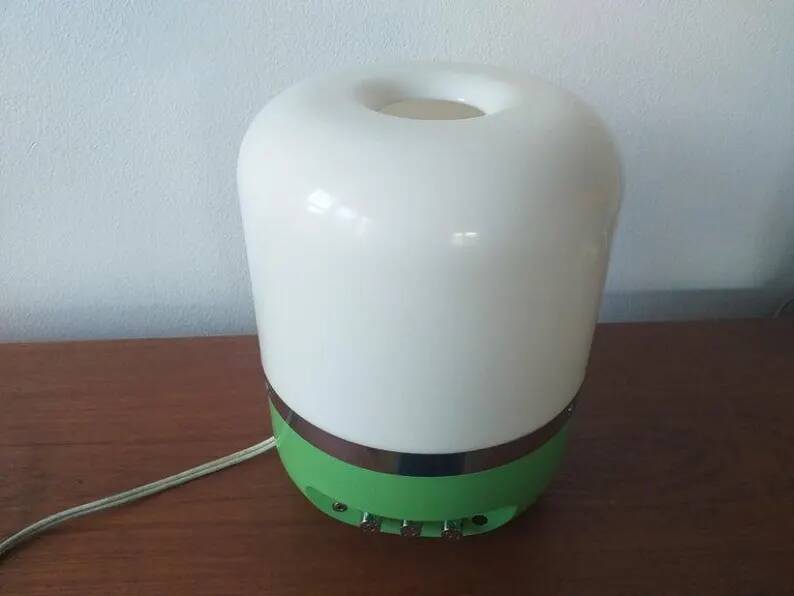 Midcentury Table Lamp, Space Age, Europhon, Design Adriano Rampoldi, Italy, 1970