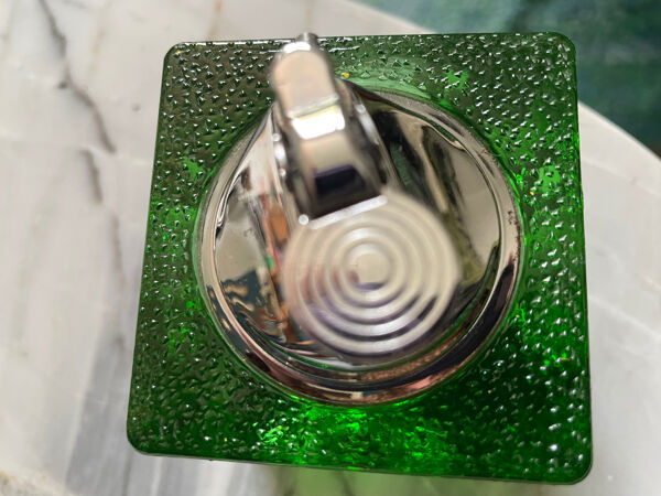 Briquet  « glaçon » en verre de Murano, d’Antonio Imperatore