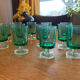 Green digestive glasses