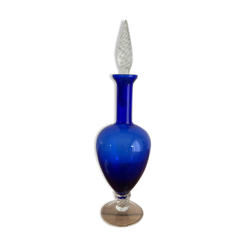 Vintage blue carafe