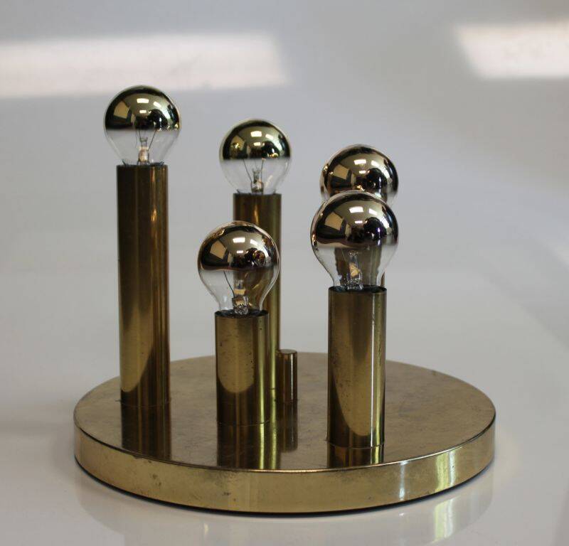 Ceiling light with 6 lights by Gaetano Sciolari for Boulanger, Italy, 70s.