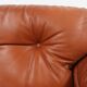 Brown leather 2-seater sofa Coronado by Tobia Scarpa for B&B Italia, Italy ca. 1960