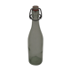Bottle with mechanical closure in white glass