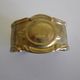 Six rounds of brass towel in their original box 1960  Art Deco