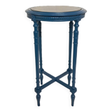 Napoleon III Modernized Guéridon Table in Blue