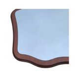 Beautiful wooden mirror with original shape