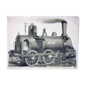 Affiche pédagogique locomotive, 1912