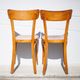 Pair of vintage wooden chairs