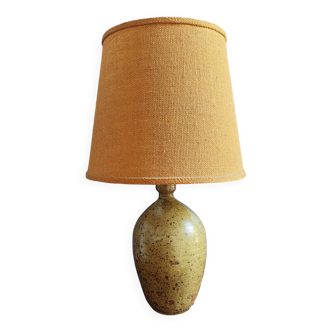 Lampe en grès pyrité