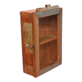 Original polychrome patina burmese teak wall display
