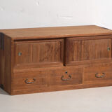 Old low tansu – Taishō / Shōwa period (c. 1920-1970) #19