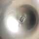 Silver-plated metal stemmed glasses