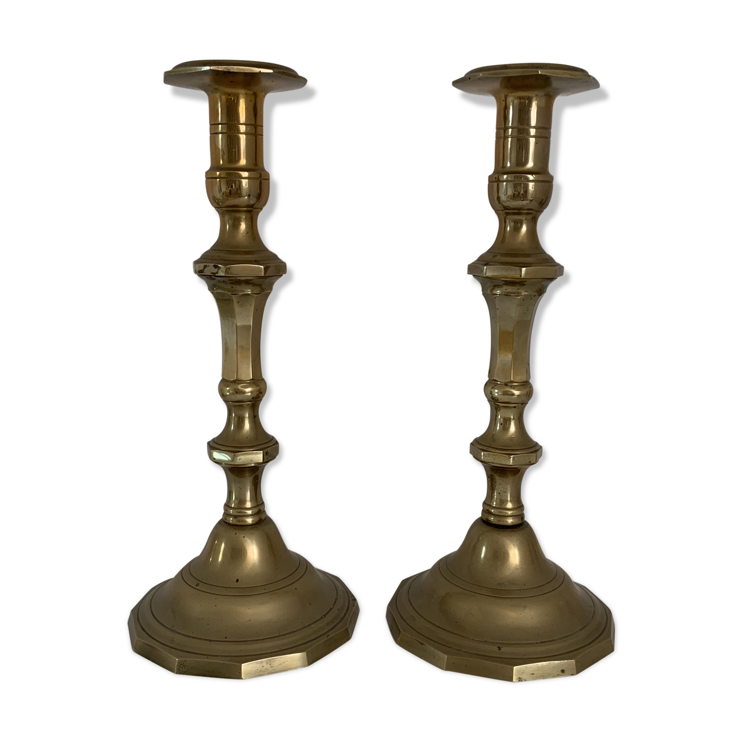 Candlesticks brass 1960