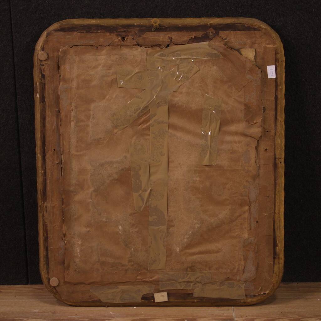 Elegant 19th century tray mirror