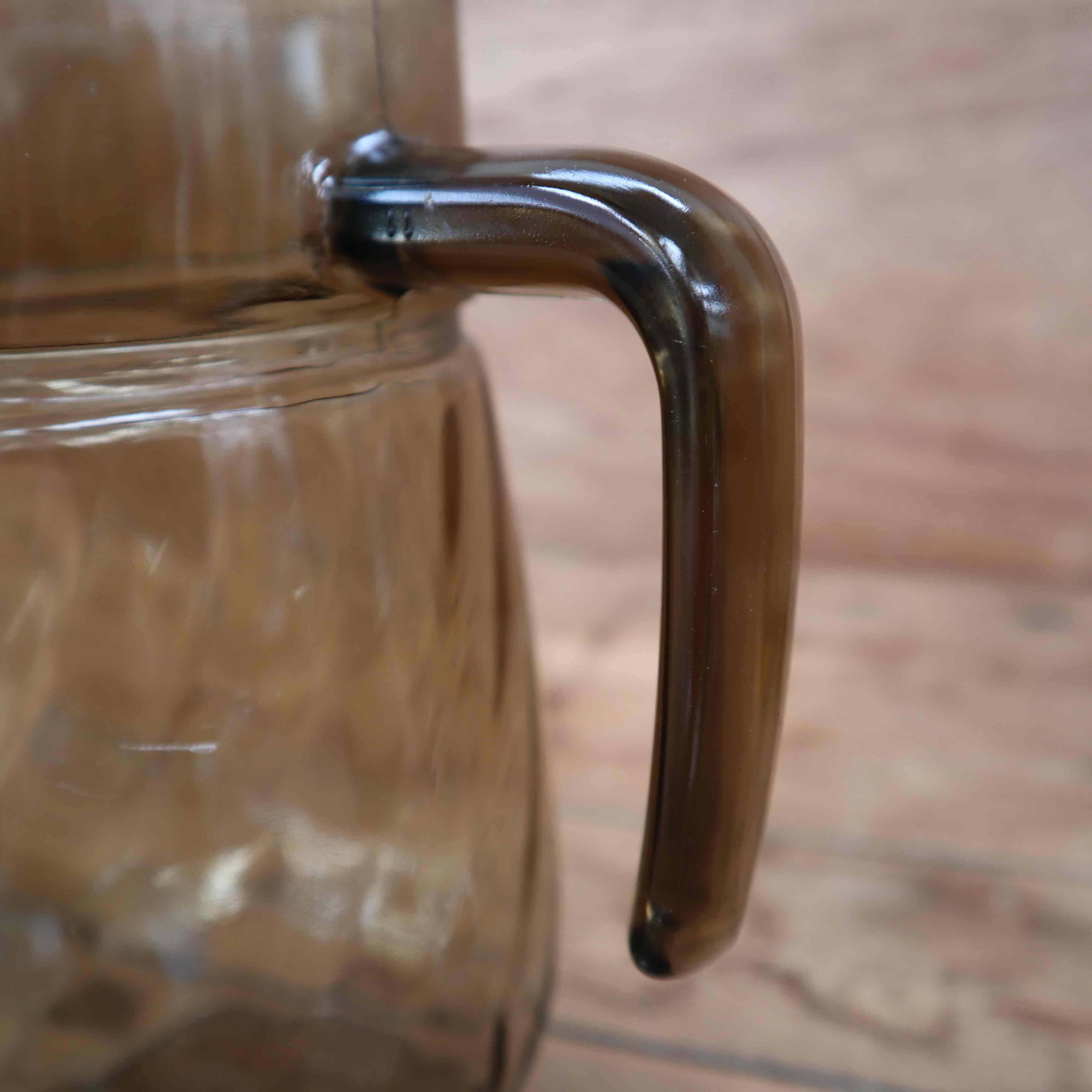 Luminarc smoked glass carafe pitcher