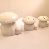 Suite of 3 ceramic mushrooms Edouard Marcel Sandoz for Haviland 60s
