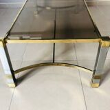 Hollywood Regency Style Chrome Coffee Table