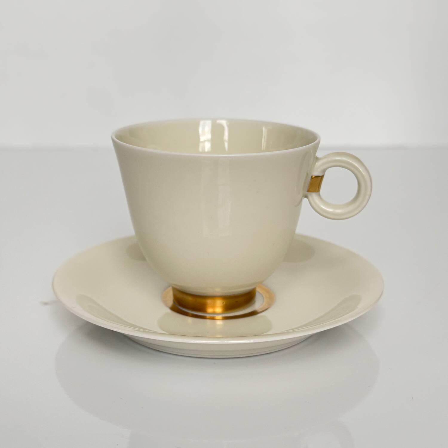 Art Deco style coffee and tea service, Ruhlmann model, Maison Vignaud, Limoges
