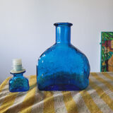 Brutalist-style bumpy decanter
