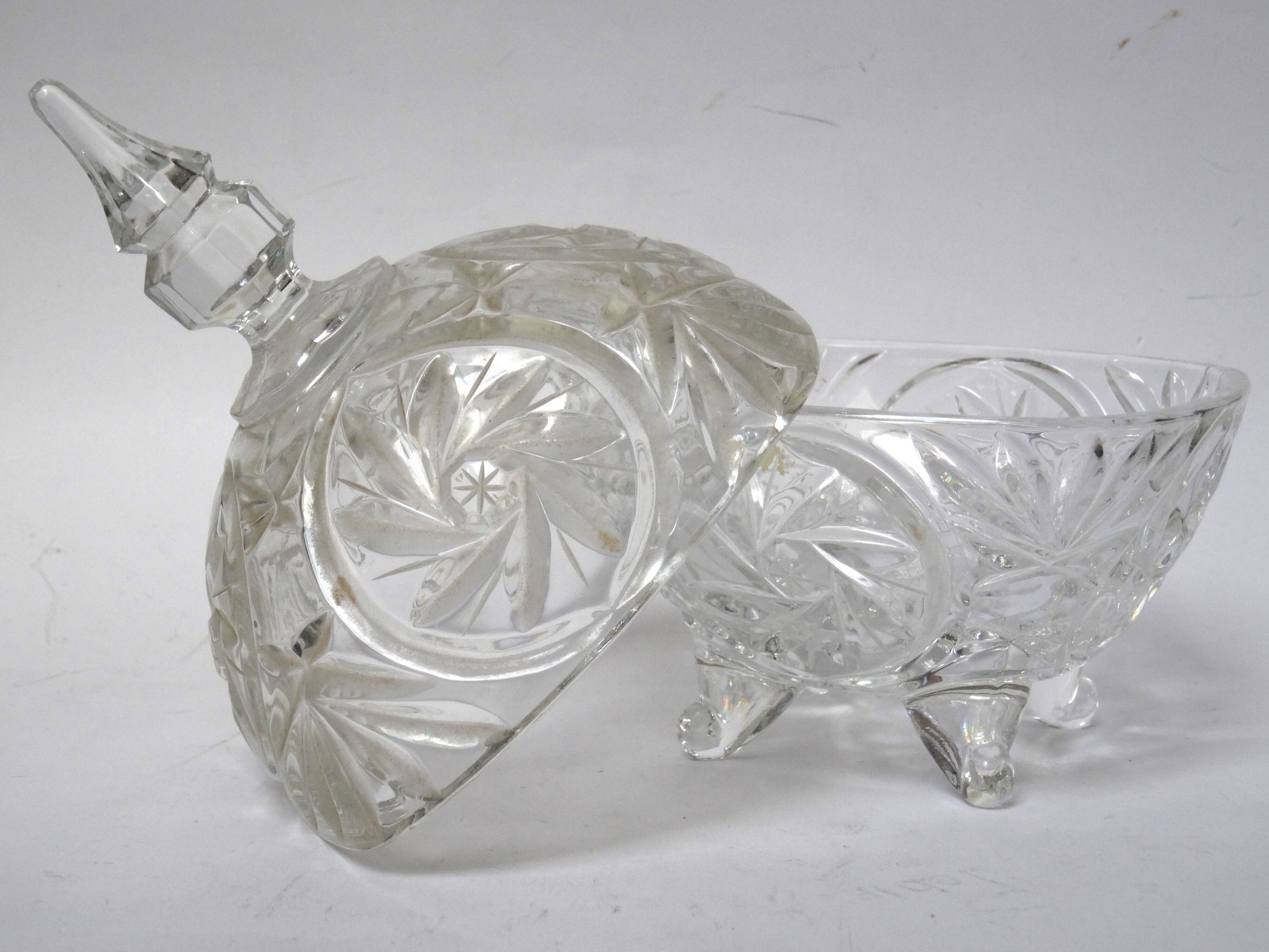 Square crystal candy box