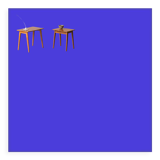 Set of nesting tables in teak, Dutch design, 1960’s