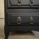 Vintage black chiffonier