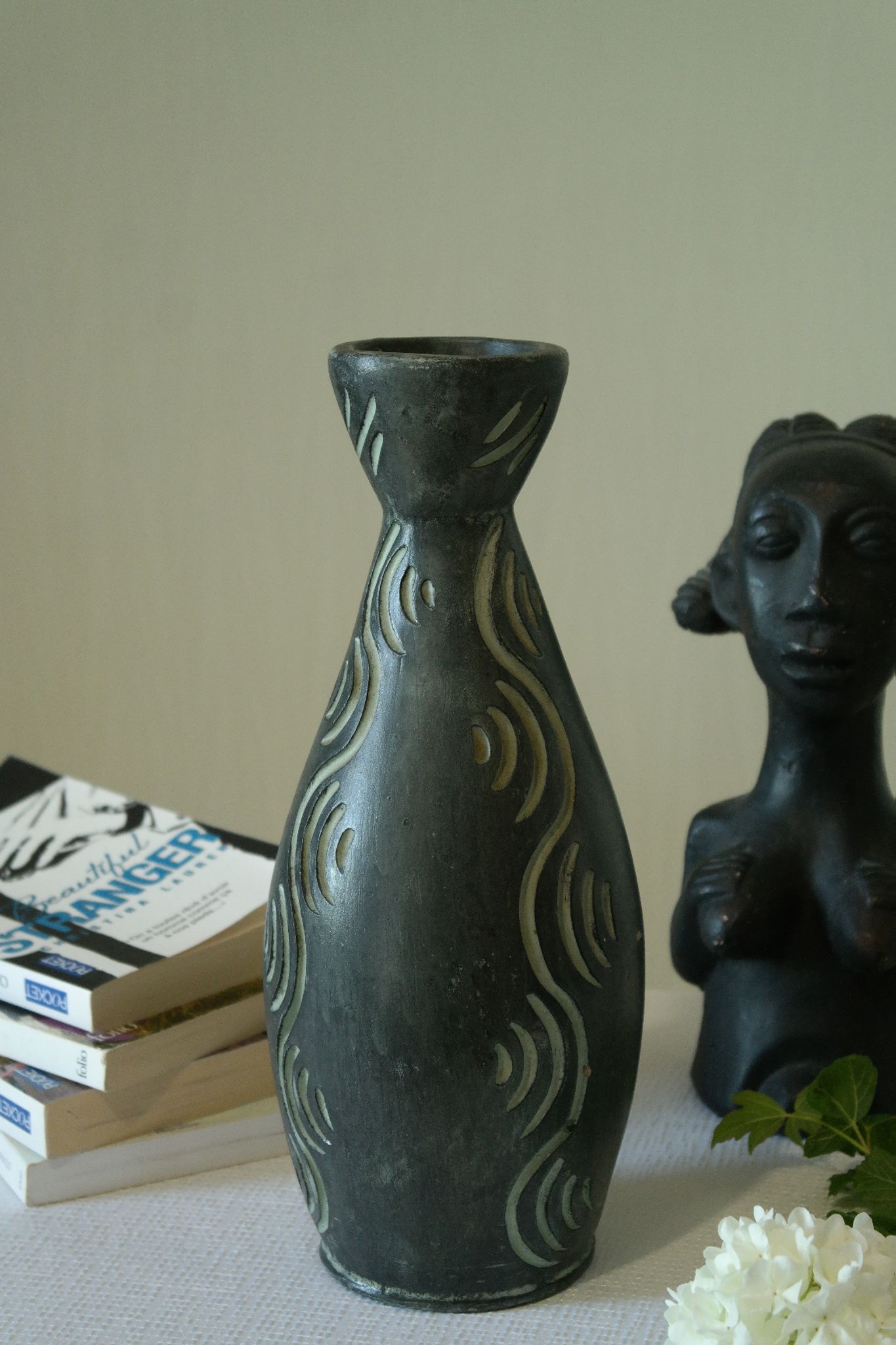 Ceramic vase GERUNDA SPAIN vintage brutalist