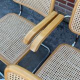 Ensemble de 4 chaises Cesca modèle B64 Cesca Marcel breuer