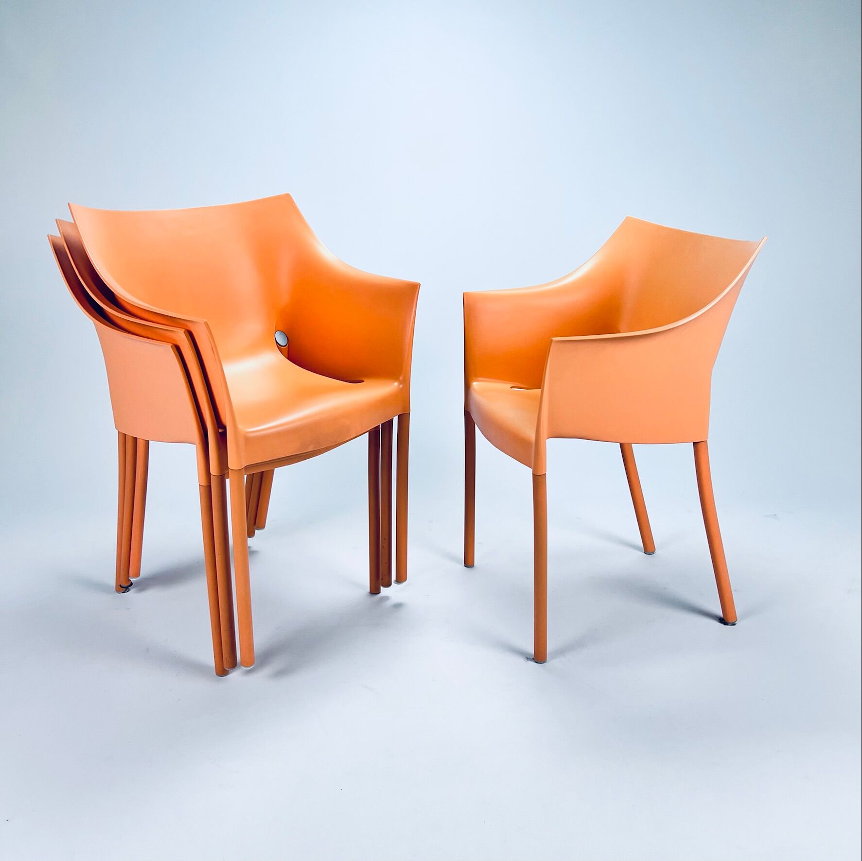 Set of 4 Dr. No chairs by Philippe Starck for Kartell, 1990s